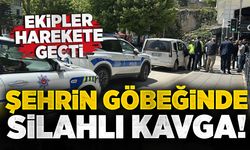 Şehrin göbeğindeki silahlı kavga polisi harekete geçirdi
