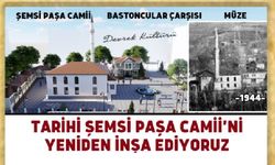 Tarihi Şemsi Paşa Camii’ni Yeniden İnşa Ediyoruz