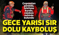 Gece yarısı sır dolu kayboluş: Çırpınışları görüldü, telefonu kıyıda, cüzdanı nehirde bulundu
