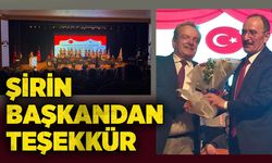 Şirin başkandan teşekkür