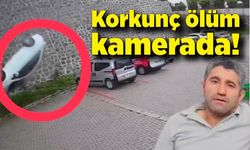 Korkunç ölüm kamerada! İstinat duvarından site bahçesine düştü