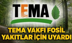 TEMA Vakfı fosil yakıtlar için uyardı
