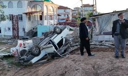 Takla atan Tofaş hurdaya döndü: 1 yaralı
