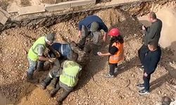 Toprak altında kalan işçi ağır yaralandı