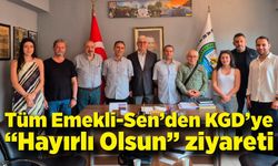 Tüm Emekli-Sen’den KGD’ye “Hayırlı Olsun” ziyareti