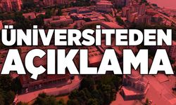 Üniversiteden açıklama
