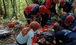 Kontrolden çıkan UTV şarampole devrildi: 2 yaralı