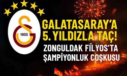 Zonguldaklı Galatasaraylılar Filyos’ta Şampiyonluğu Göklerde Kutladı