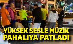 Yüksek sesten durduruldu, ehliyetine el konuldu