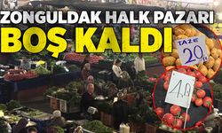 Zonguldak halk pazarı beklenen ilgiyi görmedi