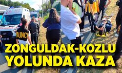 Kozlu-Zonguldak yolunda kaza