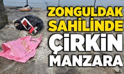 Zonguldak'ta çevreye bırakılan çöpler tepki çekti
