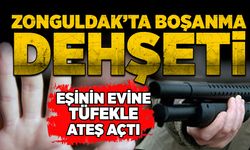 Zonguldak’ta boşanma dehşeti: Eşinin evine tüfekle ateş açtı