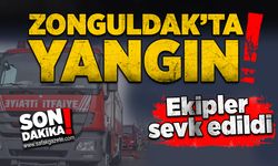 Zonguldak'ta kombi yangını! Ekipler sevk edildi