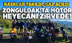 Kasklar takıldı, gaz açıldı: Zonguldak’ta motor heyecanı zirvede!