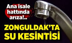 Zonguldak’ta Su Kesintisi: Ana Hatta Arıza