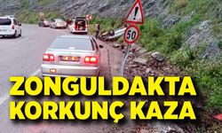 Zonguldak'ta korkunç kaza! Ankara yolunda araç takla attı