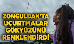 Zonguldak'ta uçurtmalar gökyüzünü renklendirdi