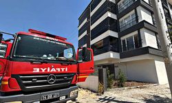 Mutfakta çıkan yangına komşu müdahalesi