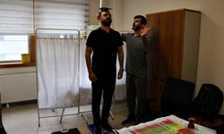 Orman personelleri sağlıklı yaşam için ölçümden geçti