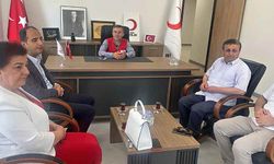 Vali Yardımcısı Uzan'dan Kızılay Başkanı Yalçın'a ziyaret
