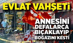 Evlat vahşeti: Kebapçıda çalışan annesini defalarca bıçaklayıp boğazını kesti