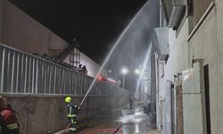 Ahşap fabrikasında korkutan yangın