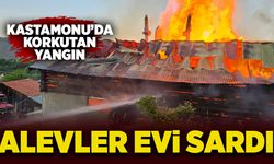 Alevler evi sardı
