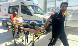 Asansör boşluğuna düşen işçi yaralandı