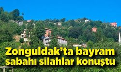 Zonguldak'ta bayram sabahı silahlar konuştu