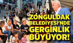 Belediyede gerginlik büyüyor! Başkan Tahsin Erdem'i aşağıya çağırdılar