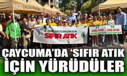 Çaycuma'da 'Sıfır Atık' için yürüdüler