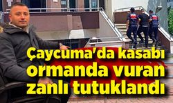 Çaycuma'da kasabı ormanda vuran zanlı tutuklandı