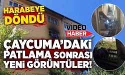 Çaycuma’daki patlama sonrası yeni görüntüler! Harabeye döndü