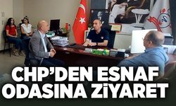CHP’den esnaf odasına ziyaret
