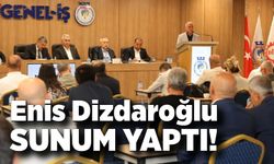 Enis Dizdaroğlu sunum yaptı