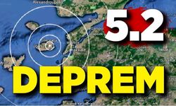 5.2 büyüklüğünde deprem
