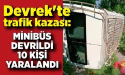 Devrek'te trafik kazası: 10 kişi yaralandı