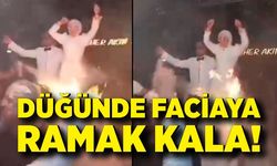 Düğündeki meşale şovu faciaya yol açıyordu