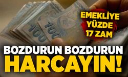 Emekliye yüzde 17 zam: Bozdurun bozdurun harcayın!