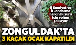 Zonguldak’ta 3 kaçak ocak ekiplerce kapatıldı