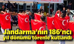 Zonguldak'ta Jandarma'nın 186'cı yıl dönümü törenle kutlandı