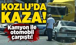 Kozlu’da kaza: Kamyon ile otomobil çarpıştı!