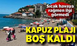 Zonguldak'ın gözdesi Kapuz Plajı eski günlerini aratıyor