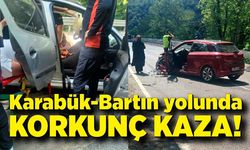 Karabük-Bartın yolunda kaza: 2 yaralı