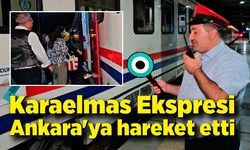 Turistik Karaelmas Ekspresi Zonguldak'tan Ankara'ya hareket etti