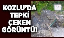 Kozlu’da tepki çeken görüntü!