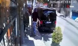 Kuyumcunun para dolu çantasını çalan silahlı şüpheliler kamerada