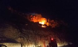 Mardin Kalesi eteklerinde çıkan yangın söndürüldü