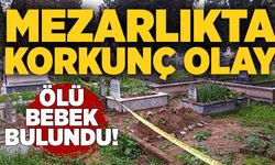 Mezarlıkta korkunç olay: Ölü bebek bulundu!